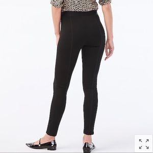 Gigi pant with side-zip closure in ponte